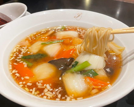 五目あんかけタン麺(醤油)