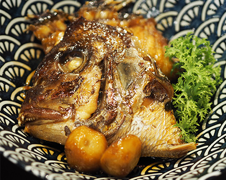 鯛のあら炊き定食