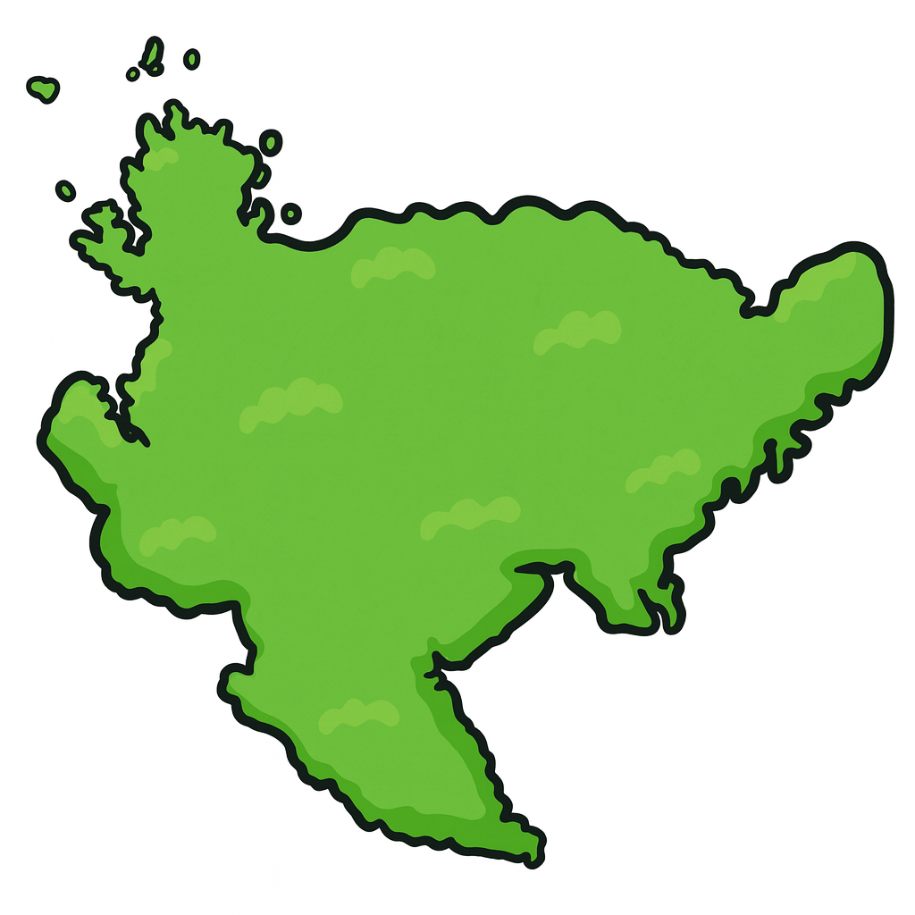 佐賀県の形をした画像