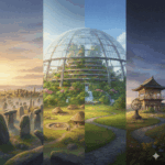 巨石群、古代遺跡、庭園の画像