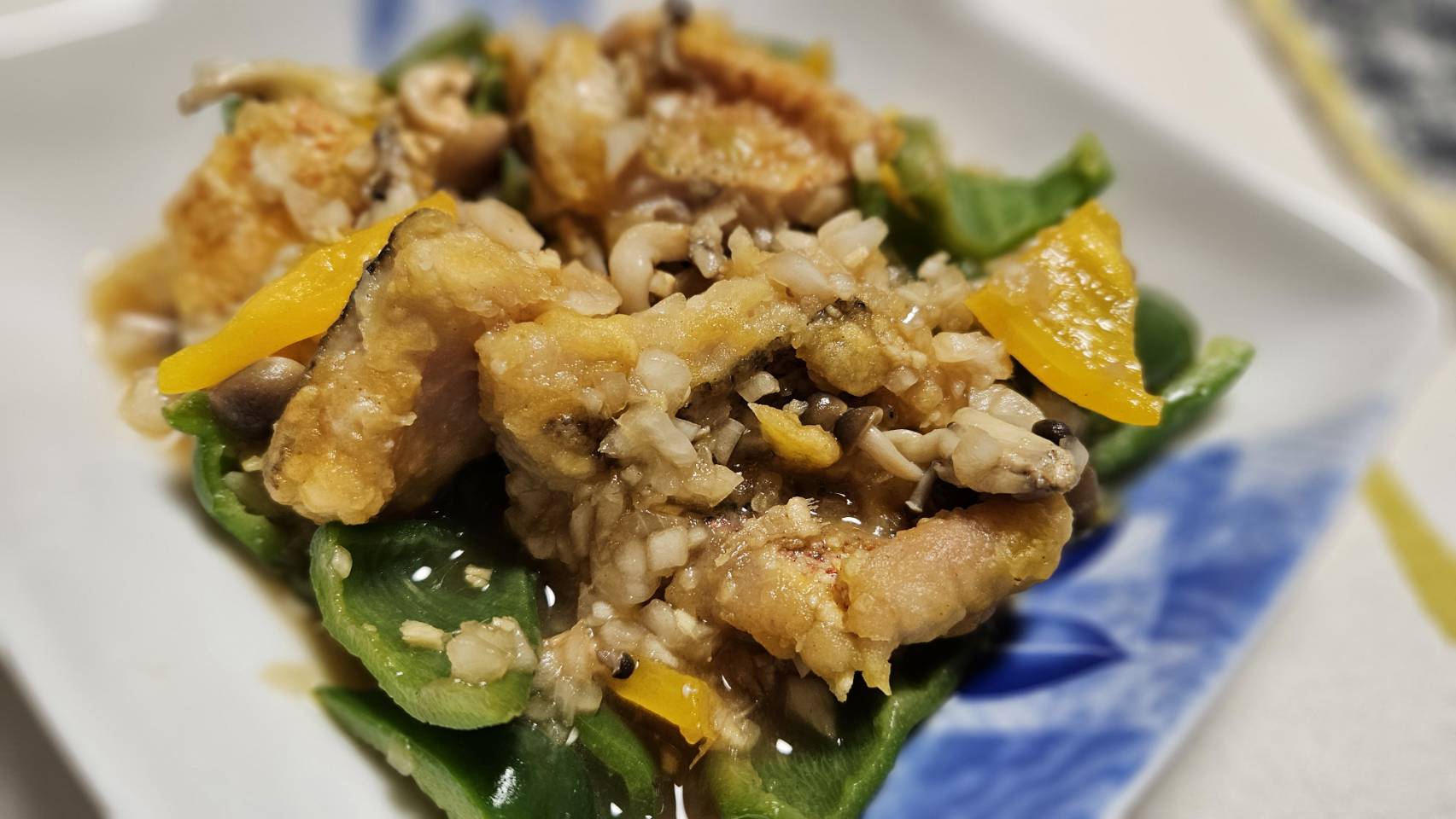 魚の油淋鶏