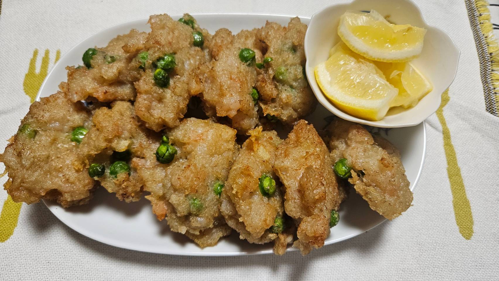 水上鮮魚エビハッシュドポテト